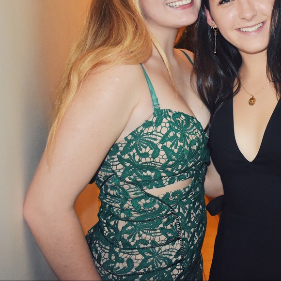 Self Portrait Green Lace “Butterfly Guipure" - Picture 6 of 8